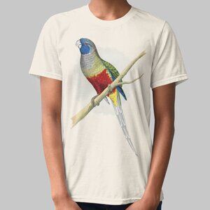 Eastern Bluebonnet VTG Parrot Print Short Sleeve Graphic Tee T-shirt S M L XL